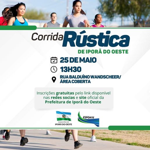 Corrida Rústica acontece neste sábado em Iporã do Oeste