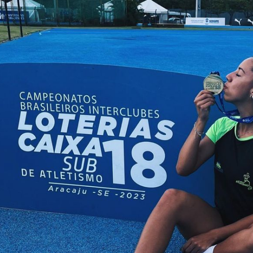 Lourenciana é campeã brasileira em lançamento de dardo