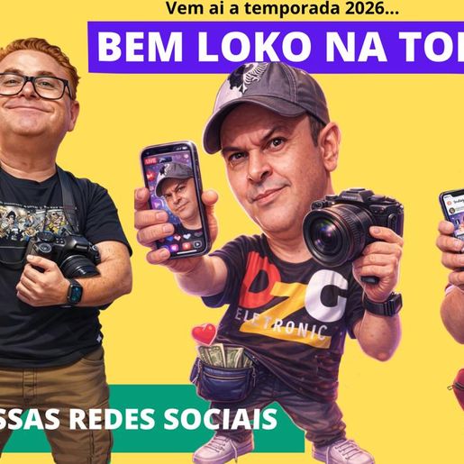 Bem Loko está de volta à TOP 104 FM e abre temporada 2026 com humor