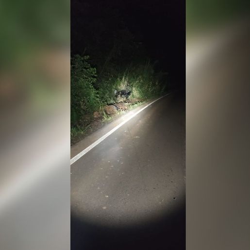 Colisão entre carros é registrada na SC-492 em SMOeste