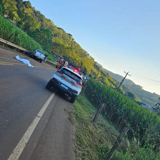 Motociclista que morreu em acidente em Mondaí é identificado