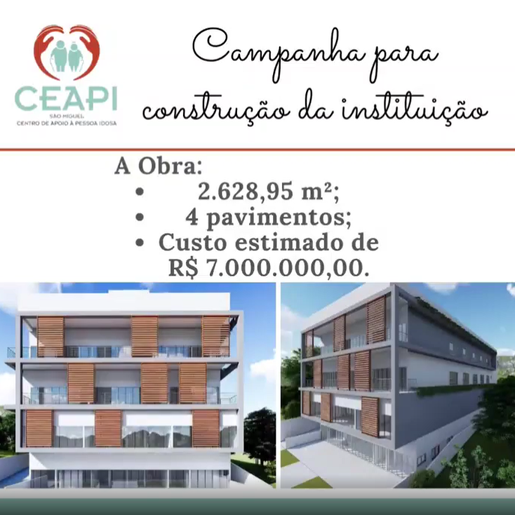 Ceapi tem apenas 1% do valor para construir Centro dos Idosos em SMOeste