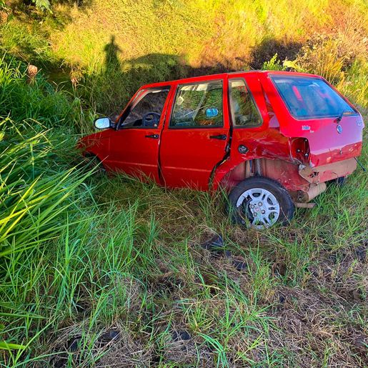 Colisão frontal deixa homem gravemente ferido na BR-282 entre SMOeste e Paraíso