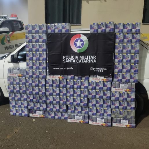 Carga de energético avaliada em mais de R$ 20 mil é apreendida