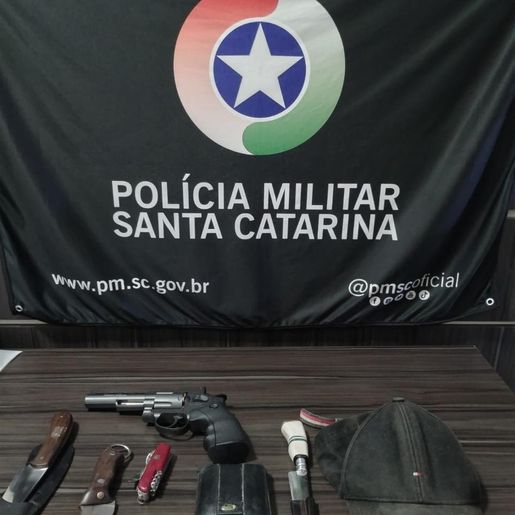 PM prende suspeito de furto em comércio de Maravilha