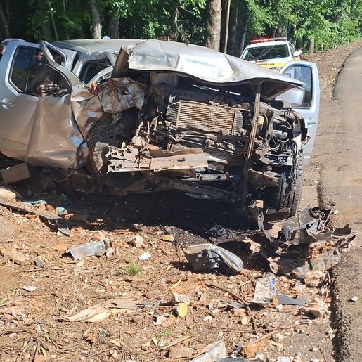 Homem fica gravemente ferido em acidente na SC-157, em Quilombo