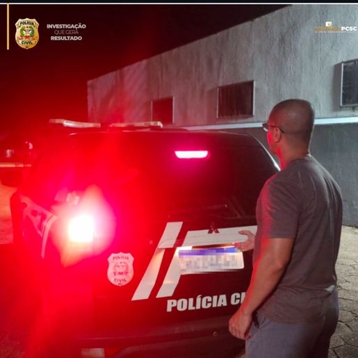 Suspeito de estupro de vulnerável que descumpriu medida protetiva é detido