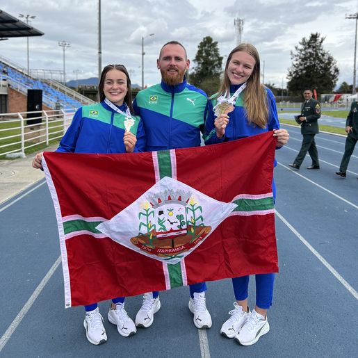 Atletas de Itapiranga conquistam medalhas no Campeonato Sul-americano de atletismo na Colômbia