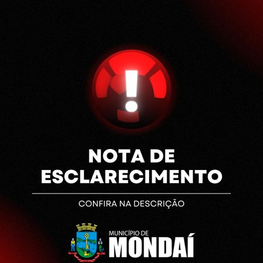 Prefeitura de Mondaí emite nota de esclarecimento sobre Operação "Teto de Vidro"