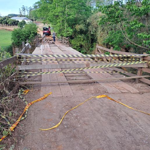 Ponte na SC-283 será liberada para festa de centenário da comunidade