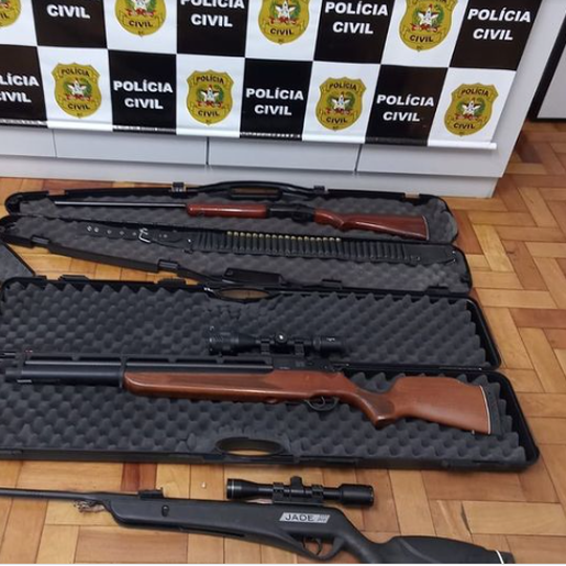 Polícia Civil apreende arma de fogo em Paraíso