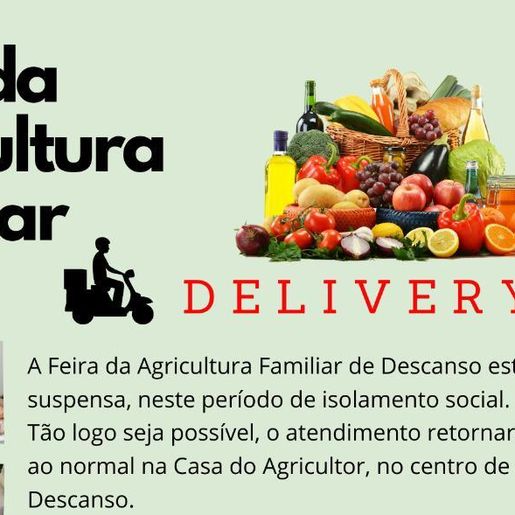 Feirantes de Descanso organizam venda delivery dos produtos durante a quarentena