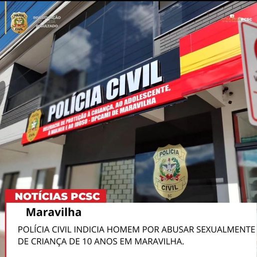 Suspeito de abusar sexualmente de criança de 10 anos é indiciado