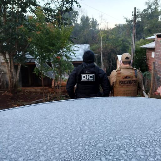 Em andamento: Polícia Civil realiza operação de combate ao tráfico de drogas em Cunha Porã