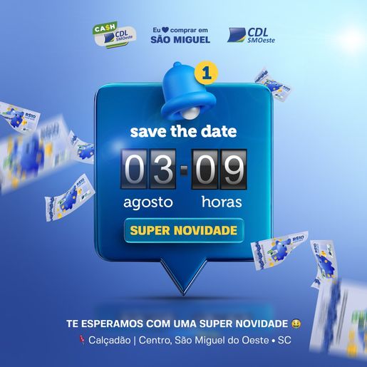 CDL distribui dinheiro em cashback no centro de SMOeste