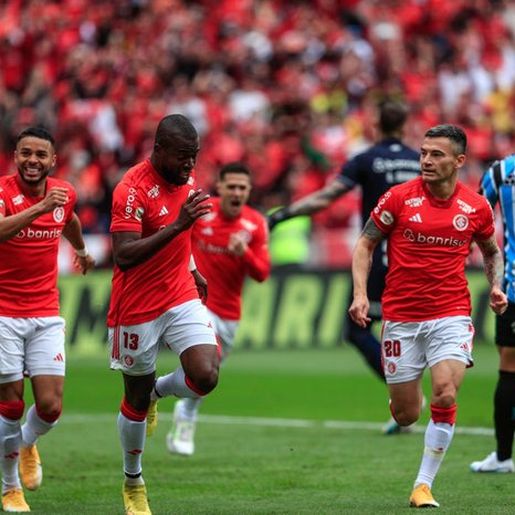 Em jogo de cinco gols, Inter vence Gre-Nal no Beira-Rio