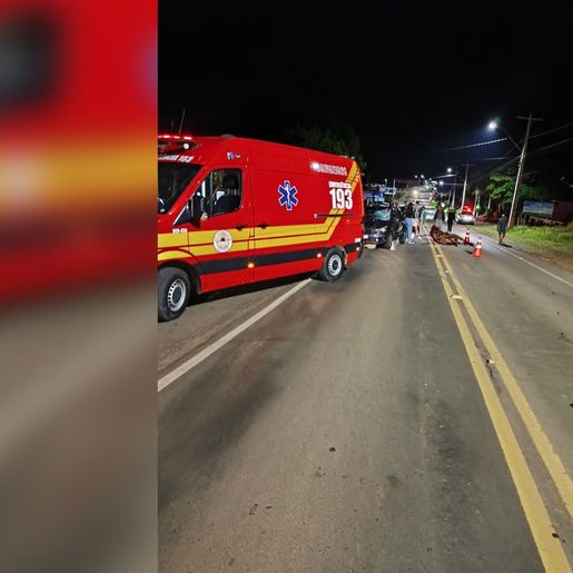 Motorista fica ferido após colidir com cavalo na SC-386, em Iporã do Oeste