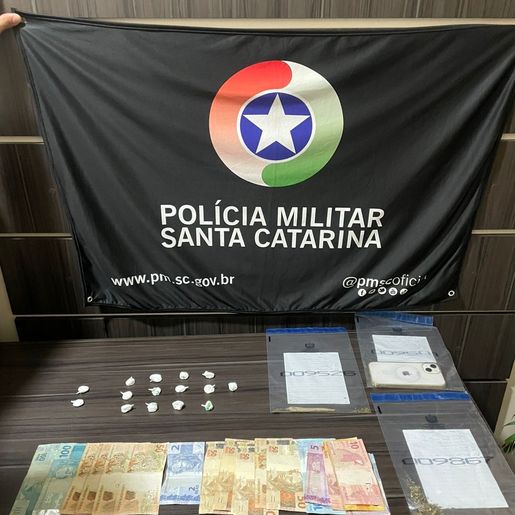 Polícia Militar prende homem por tráfico de drogas em Maravilha