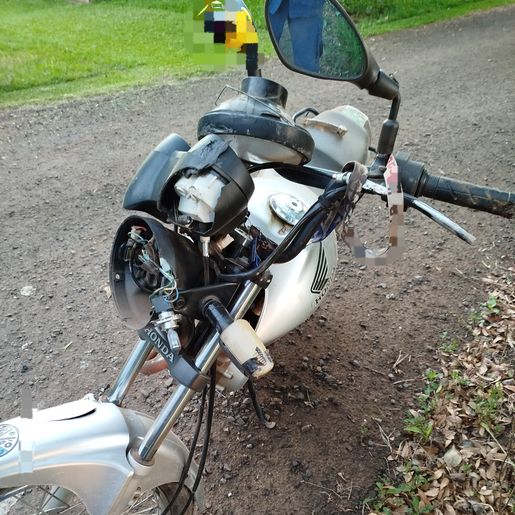 Motociclista fica ferido após queda na SC-492 em Maravilha