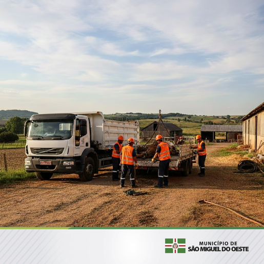 São Miguel do Oeste mantém serviço gratuito para recolher animais mortos em áreas rurais