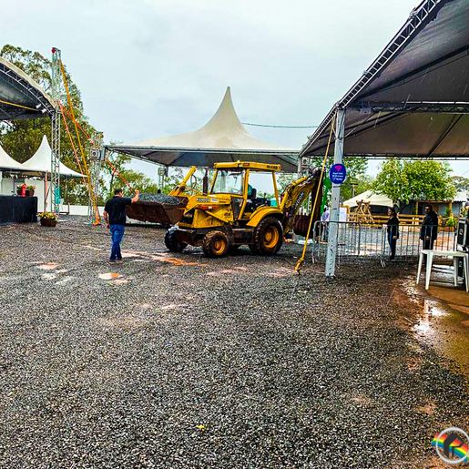 Equipes trabalham para amenizar impacto da chuva na Faismo 2022