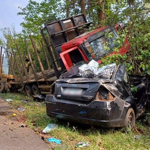 Cinco pessoas da mesma família da região morrem em acidente na BR-280