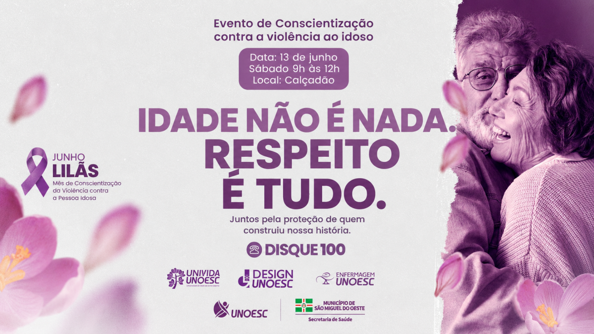São Miguel promove ação de conscientização contra a violência à pessoa idosa neste sábado