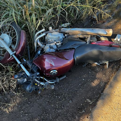VÍDEO: Motociclista é socorrido em estado grave após acidente na BR 282, em SMO