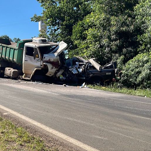 Grave acidente na BR-163 em Barracão deixa duas vítimas fatais