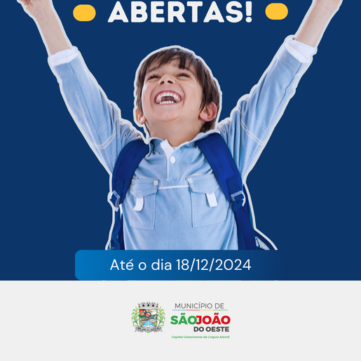 SJO lança edital de matrículas e rematrículas para 2025