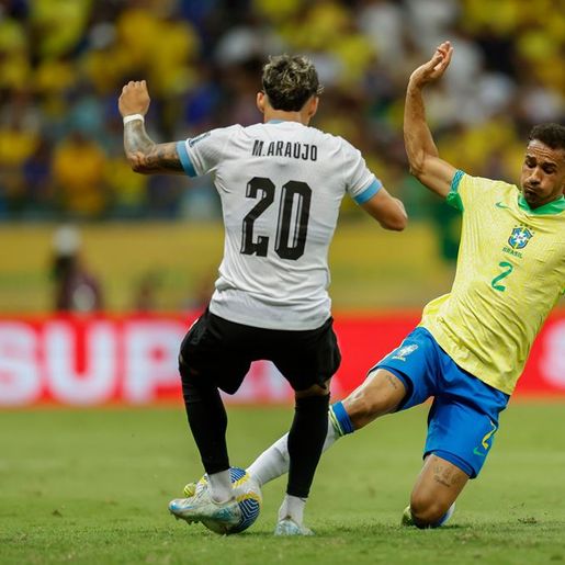 Brasil empata contra Uruguai, com gol de Gerson, pelas Eliminatórias da Copa