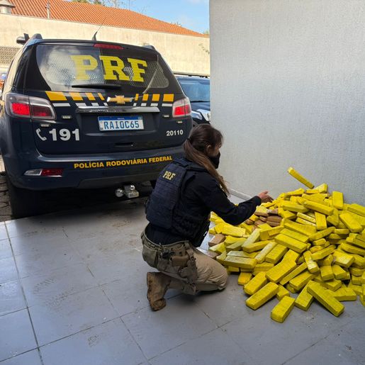 Perseguição em Cunha Porã termina com prisão e apreensão de 120 kg de maconha