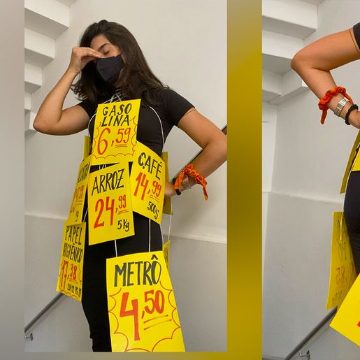 Fantasiada de anúncios com preços altos, foto de jovem viraliza