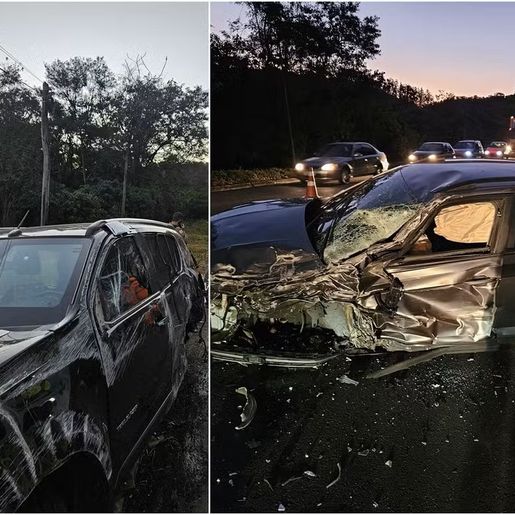 Fabiano, da dupla com César Menotti, capota carro em MG