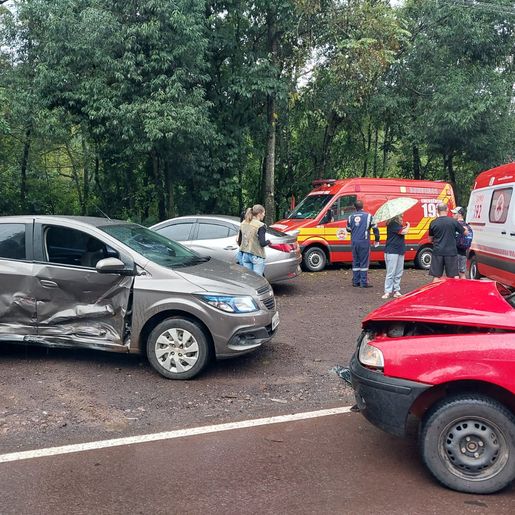 Quatro crianças ficam feridas em acidente em Itapiranga