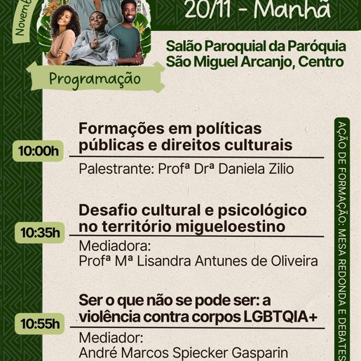 SMO celebra Consciência Negra com feriado e programação especial