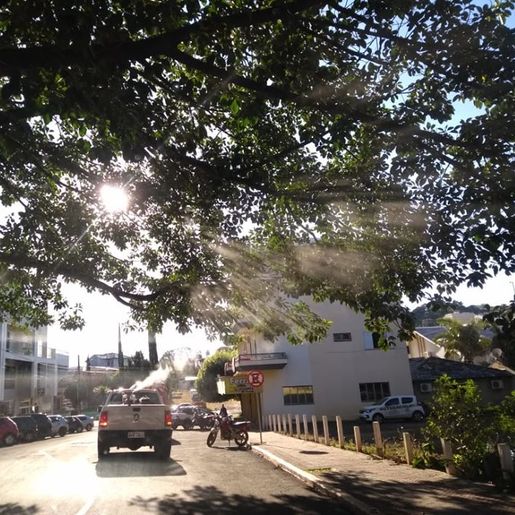 São José do Cedro recebe novo fumacê após confirmação de 18 casos de Dengue