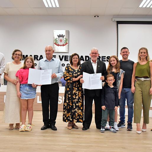 Câmara de SMO homenageia engenheiros agrônomos pelos 50 anos de carreira