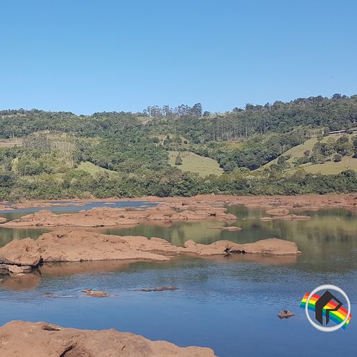Vídeos – Baixa do Rio Uruguai é normal nessa época do ano