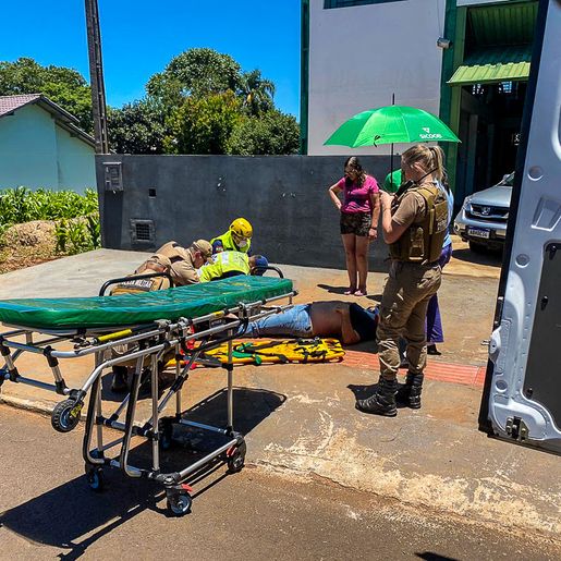 Homem é atropelado e motorista foge sem prestar socorro em São Miguel do Oeste