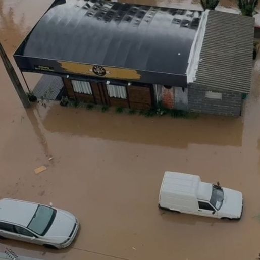 Joinville registra alagamentos e chuva intensa após alerta severo da Defesa Civil