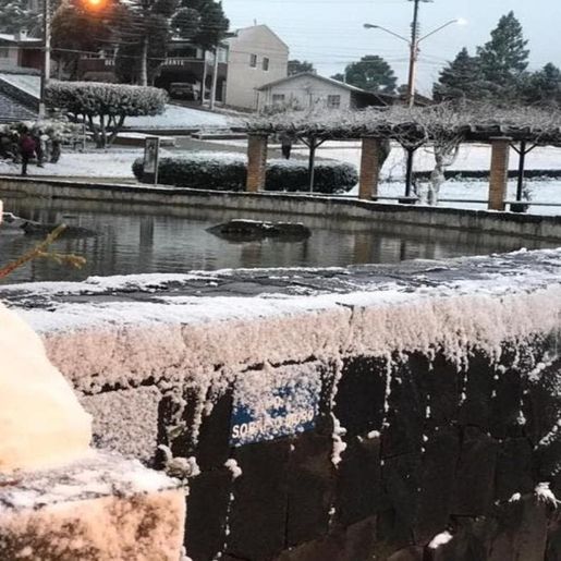 Santa Catarina registra neve pelo segundo dia consecutivo