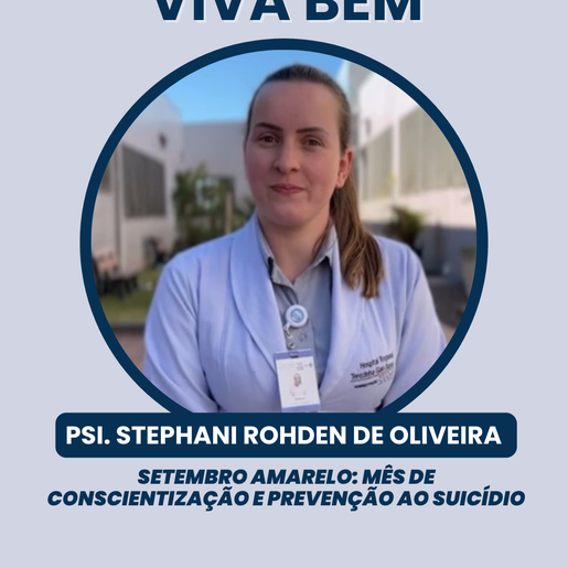 Setembro Amarelo: mês de conscientização e prevenção ao suicídio