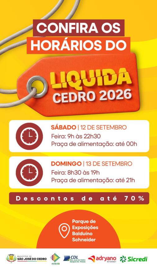 Liquida Cedro amplia atrações e reúne veículos, implementos e instituições bancárias
