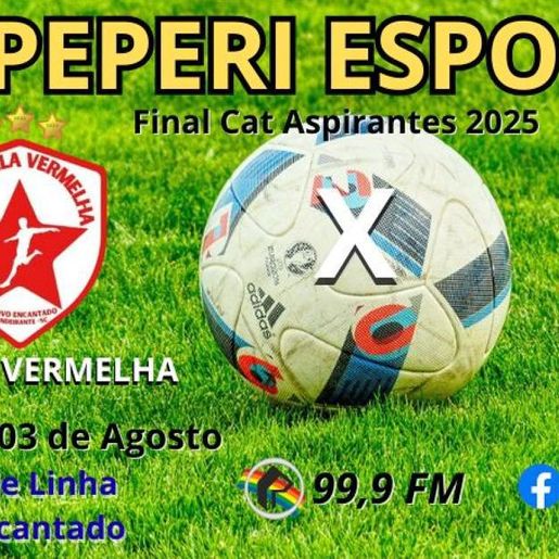 Rádio Peperi transmite final da Categoria Aspirante neste domingo
