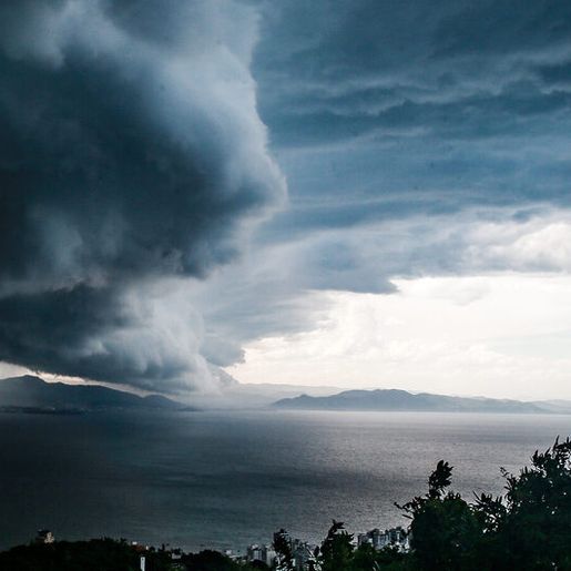 Após dias de sol e calor, temporais e onda de frio chegam a SC