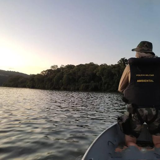 Polícia Ambiental apreende material de pesca no Rio Uruguai