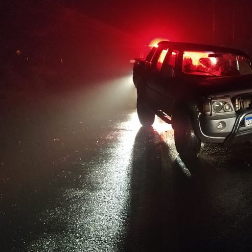 Mulher fica ferida em acidente na SC 305 em Anchieta