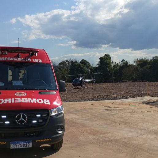 Adolescente sofre queda de altura em acidente de trabalho no interior de Modelo