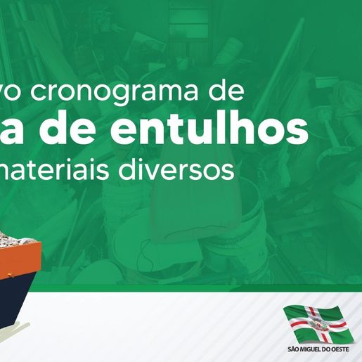 Prefeitura realiza nova coleta de entulhos nos bairros e centro